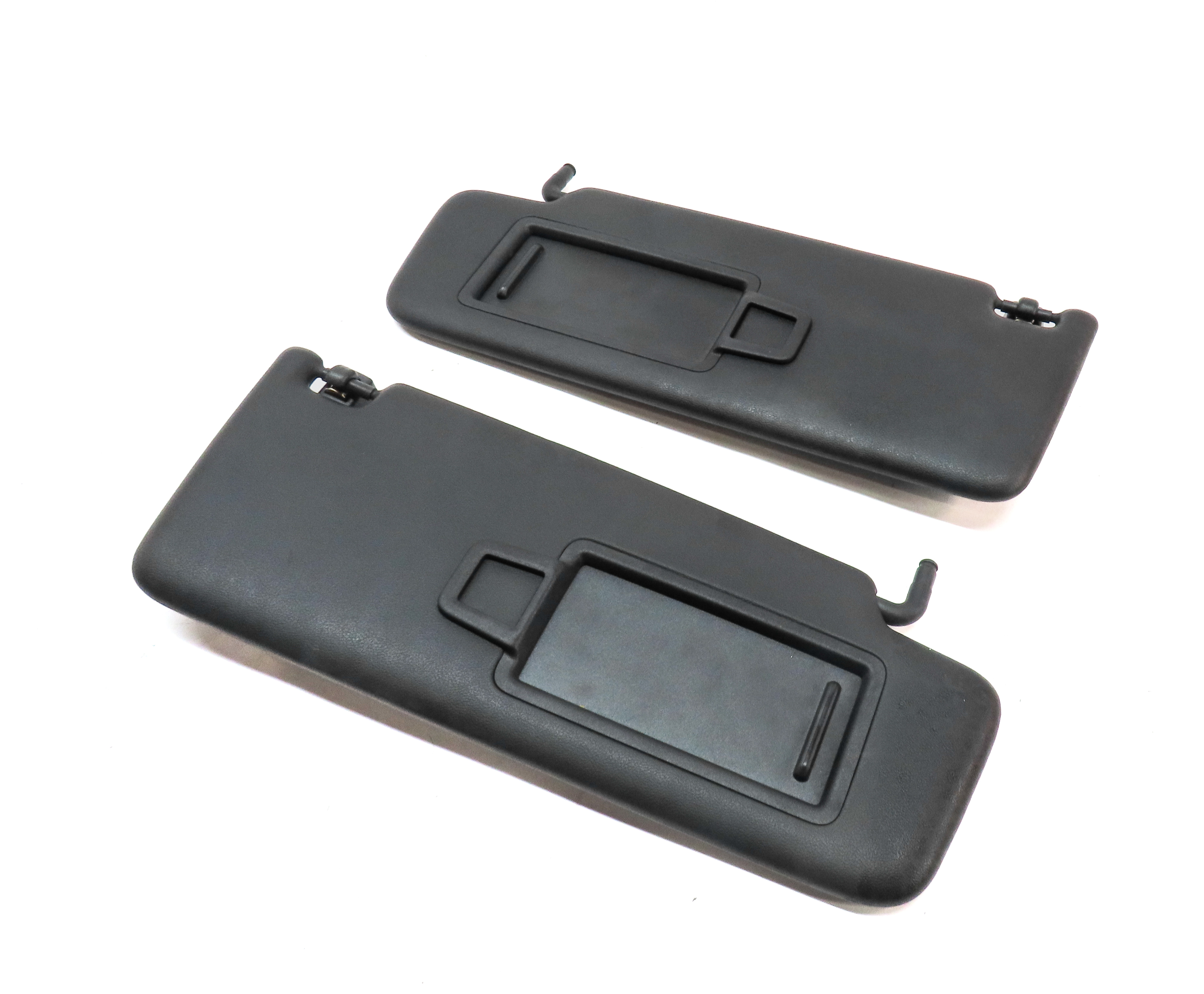 2016 PORSCHE MACAN (95B) FRONT LEFT & RIGHT SUNVISOR VISOR SHADE SET-2 (Black) — exact item pictured